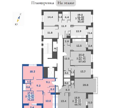 2-комнатная квартира в г. деревня Рогозинино