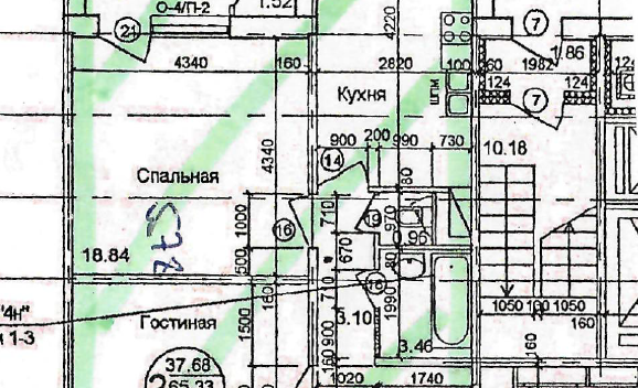 2-комнатная квартира в г. Балашиха