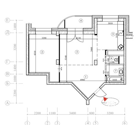 2-комнатная квартира в г. Балашиха