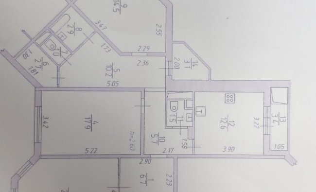 3-комнатная квартира в г. Балашиха