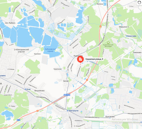 Московская обл, г Ногинск, село Кудиново, ул Грушевая, д 9