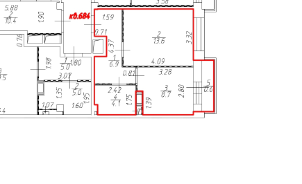 1-комнатная квартира в г. Балашиха