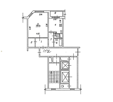 1-комнатная квартира в г. Балашиха