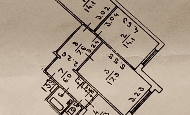 3-комнатная квартира в г. Москва