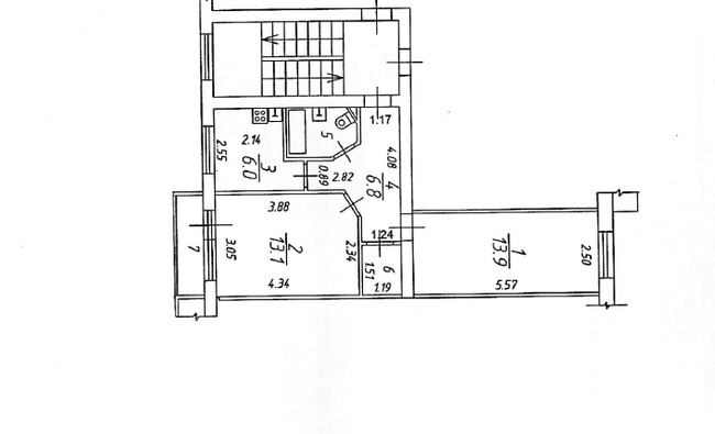 2-комнатная квартира в г. Балашиха